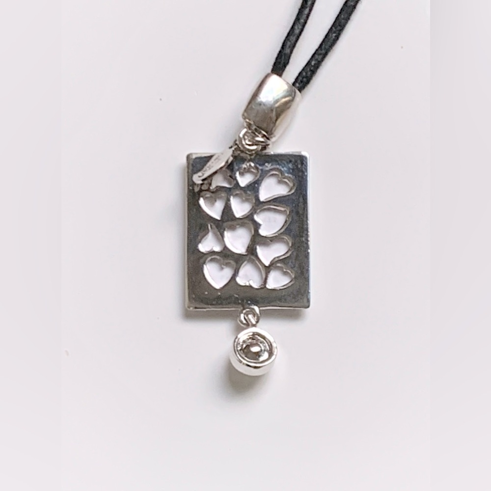 π·Photo Frame with Cubic Zirconia Purse/Bag/Backpack Charm β€οΈ Hearts on Back - Picture 2 of 7